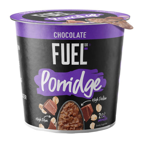 FUEL 10K Chocolate Porridge Pots 70g (Pack of 8) - HS843  Fuel 10k   