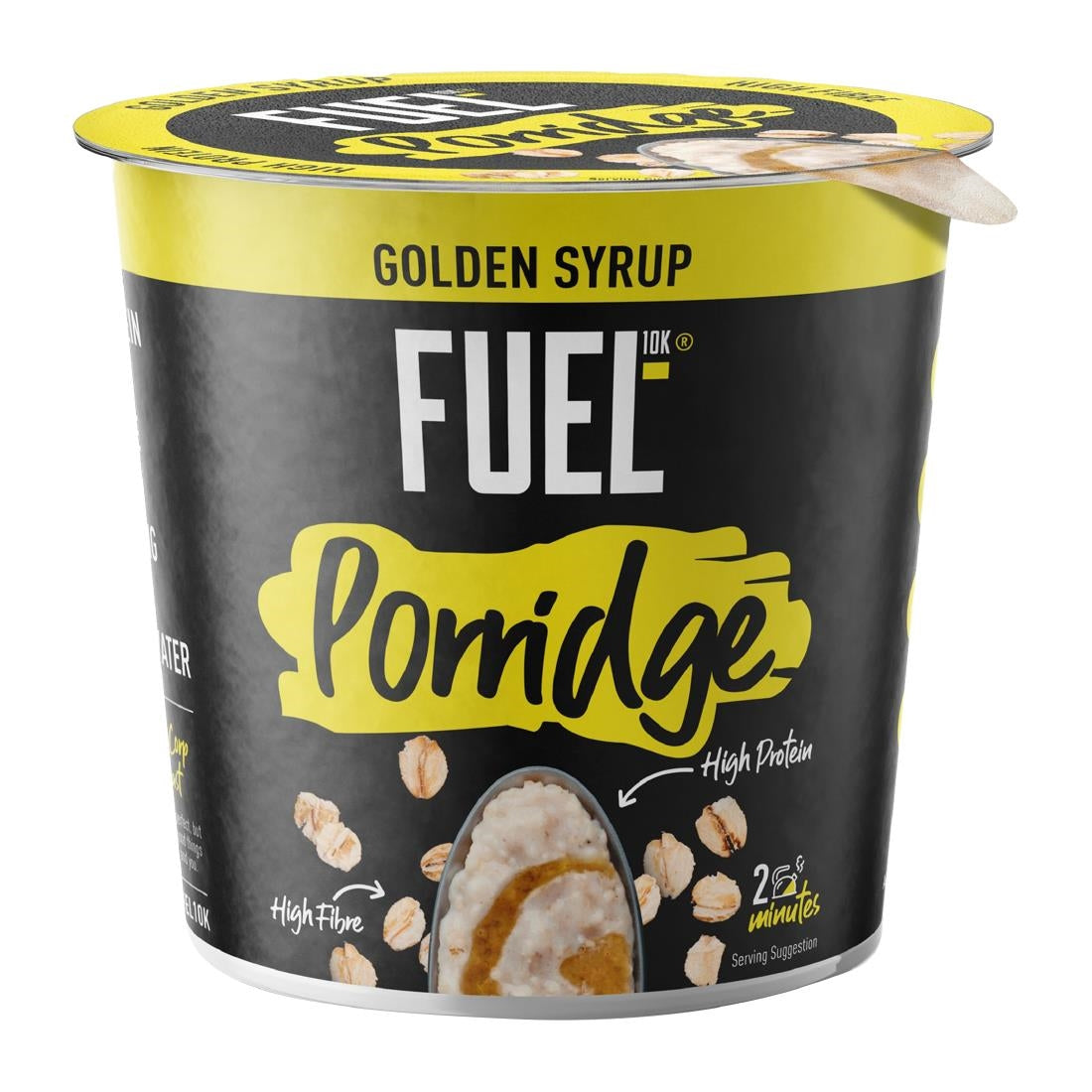 FUEL 10K Golden Syrup Porridge Pots 70g (Pack of 8) - HS845  Fuel 10k   