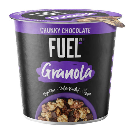 FUEL 10K Chocolate Chunks Granola 70g (Pack of 8) - HS846  Fuel 10k   