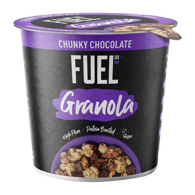 FUEL 10K Chocolate Chunks Granola 70g (Pack of 8) - HS846  Fuel 10k   