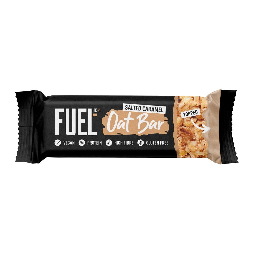FUEL10K Salted Caramel Oat Bars 45g (Pack of 16) - HS848  Fuel 10k   