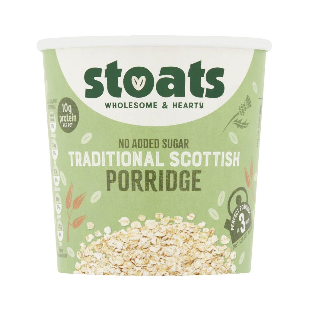 Stoats Classic Porridge Pots 60g (Pack of 16) - HS854  Stoats   