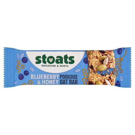 Stoats Blueberry & Honey Oat Bars 42g (Pack of 24) - HS857  Stoats   