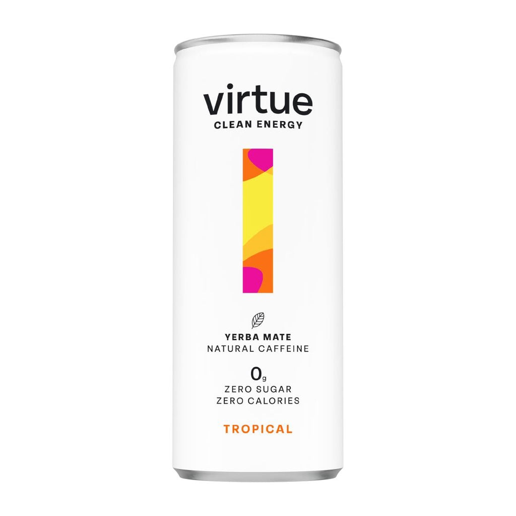 Virtue Clean Energy Tropical Drink 250ml (Pack of 12) - HS863  Virtue   