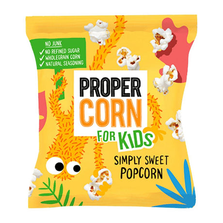 Propercorn Impulse Simply Sweet Kids Popcorn 12g (Pack of 18) - HS871  Proper Corn   