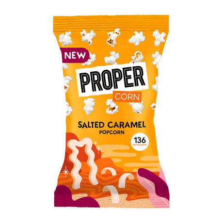 Propercorn Impulse Salted Caramel Popcorn 28g (Pack of 24) - HS877  Proper Corn   