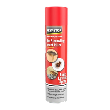 Pest-Stop Flea and Crawling Insect Killer Spray 300ml - HS967  Pest Stop   