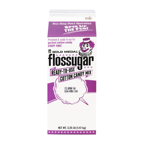Flossugar Birthday Cake Ready to Use Cotton Candy Mix 1.47kg - HS998  Gold Medal   