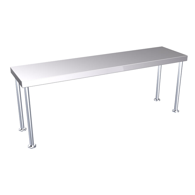 Hallco Overshelf Single Tier Stainless Steel | HSO1200 Stainless Steel Over Shelves Hallco