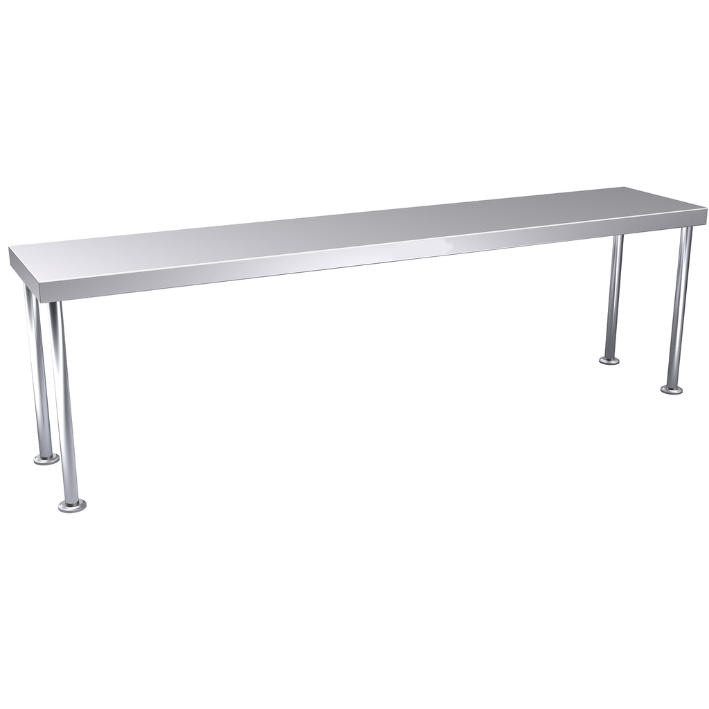 Hallco Overshelf Single Tier Stainless Steel | HSO1500 Stainless Steel Over Shelves Hallco