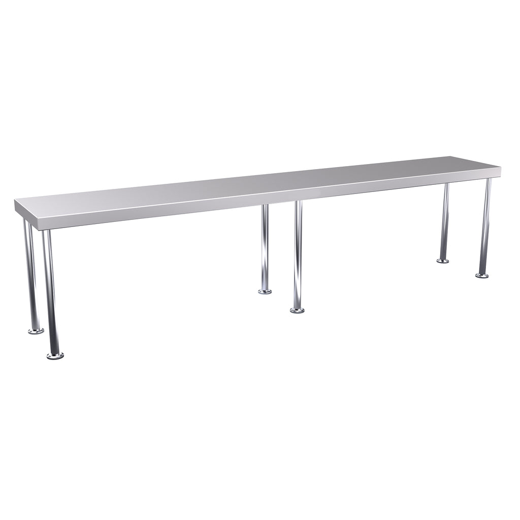 Hallco Overshelf Single Tier Stainless Steel | HSO1800 Stainless Steel Over Shelves Hallco