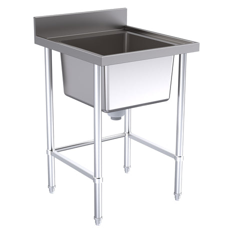 Hallco Sink Single Centre Bowl With Double Drainer | HSS0600 Single Bowl Sinks Hallco