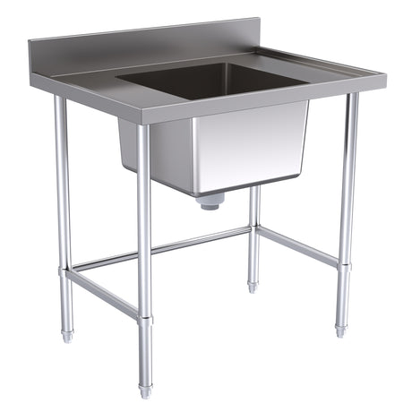 Hallco Sink Single Centre Bowl With Double Drainer | HSS0900 Single Bowl Sinks Hallco