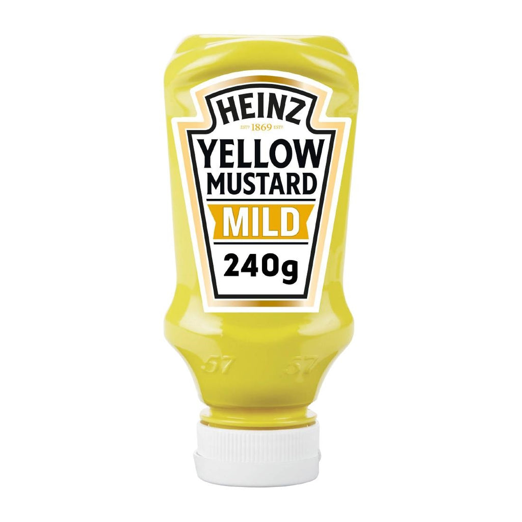 Heinz Table Top Yellow Mustard Mild 220ml (Pack of 8) - HT377  Heinz   