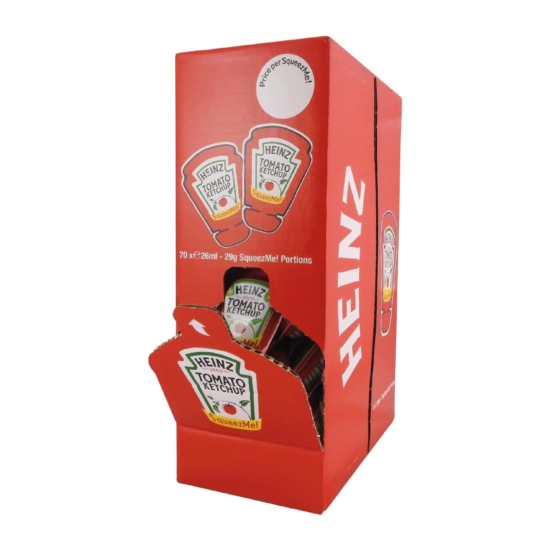 Heinz Tomato Ketchup SqueezMe! Sachets 26ml (Pack of 70) - HT394  Heinz   