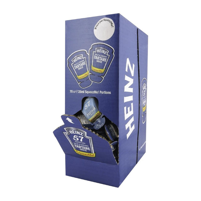 Heinz Tartare Sauce SqueezMe! Sachets 26ml (Pack of 70) - HT395  Heinz   