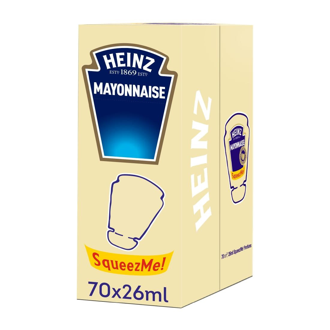 Heinz Mayonnaise SqueezMe! Sachets 26ml (Pack of 70) - HT396  Heinz   