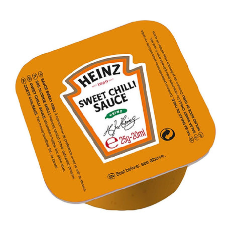 Heinz New Sweet Chili Dip Pots 25ml (Pack of 100) - HT401  Heinz   