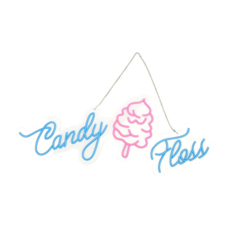 A1 Equipment Candy Floss Neon Style LED Light-up Sign A7362 - HT418  A1 Equipment   