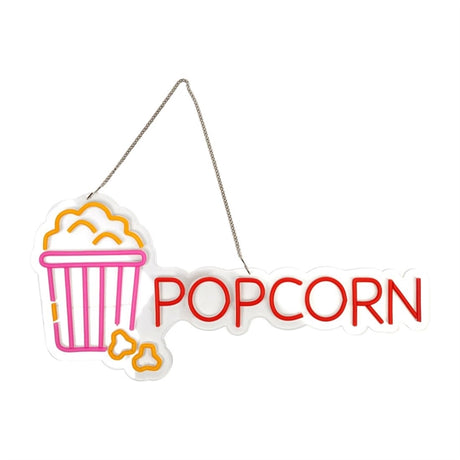 A1 Equipment Popcorn Neon Style LED Light-up Sign A7374 - HT419  A1 Equipment   
