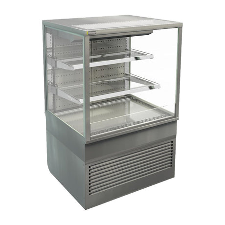 Cossiga Tower BTG Open Front Freestanding Multideck Display Fridge w/Hinged Stainless Rear Door 900mm - HT510 Refrigerated Merchandisers Cossiga