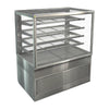 Cossiga Heated Freestanding Display Solid Front Glass w/Rear Sliding Doors 1200mm - HT516  Cossiga   
