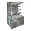 Cossiga Tower TTG Open Front Tall Refrigerated Freestanding Multideck w/Stainless Hinged Rear Door 900mm - HT562 Refrigerated Merchandisers Cossiga