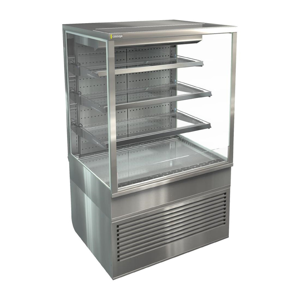Cossiga Tower TTG Open Front Tall Refrigerated Freestanding Multideck w/Stainless Hinged Rear Door 900mm - HT562 Refrigerated Merchandisers Cossiga