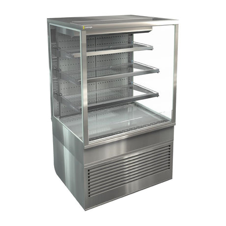 Cossiga Tower TTG Open Front Tall Refrigerated Freestanding Multideck w/Stainless Hinged Rear Door 900mm - HT562 Refrigerated Merchandisers Cossiga