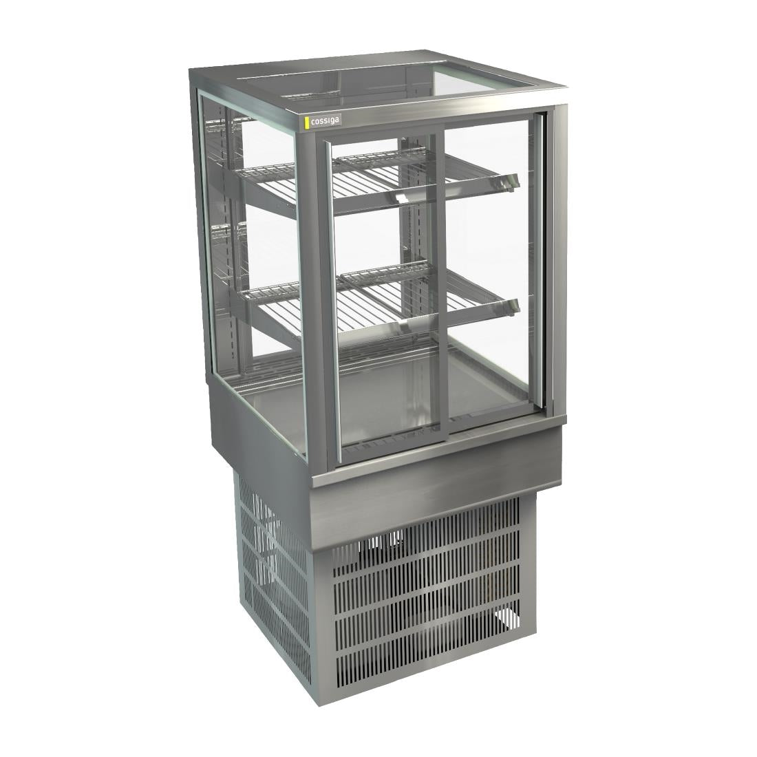 Cossiga Tower STG Refrigerated Drop-in Display w/Sliding Front & Rear Doors 600mm - HT568  Cossiga   