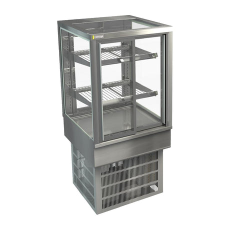 Cossiga Tower STG Refrigerated Drop-in Display w/Sliding Front & Rear Doors 600mm - HT568  Cossiga   