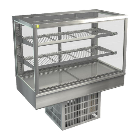 Cossiga Tower STG Refrigerated Drop-in Display w/Solid Front Glass & Rear Sliding Doors 1200mm - HT571  Cossiga   