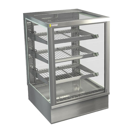 Cossiga Tower STG Heated Drop-in Display w/Solid Front Glass & Rear Sliding Doors 600mm - HT575  Cossiga   