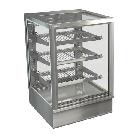 Cossiga Tower STG Ambient Countertop Multideck Display w/Solid Front Glass & Rear Sliding Doors 600mm - HT581  Cossiga   