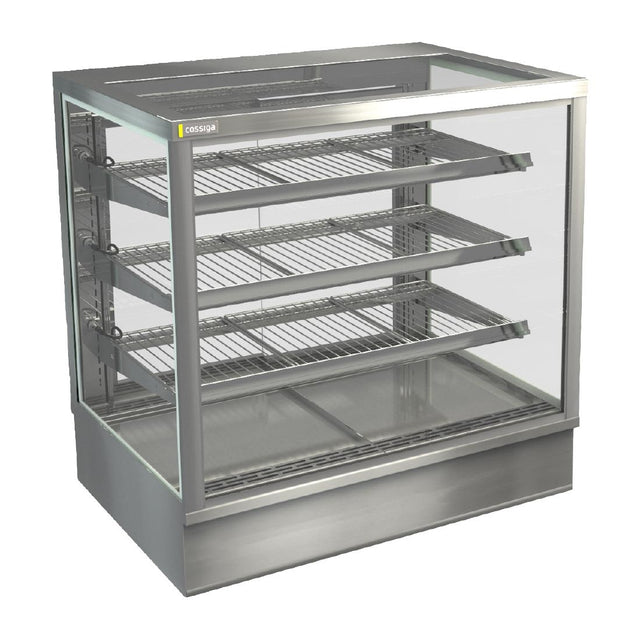 Cossiga Tower STG Heated Drop-in Display w/Solid Front Glass & Rear Sliding Doors 900mm - HT577  Cossiga   