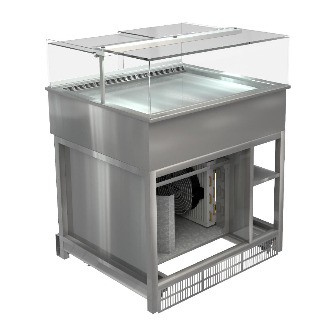 Cossiga LP PLUS Refrigerated Patisserie Display w/Ambient Storage 900mm - HT607  Cossiga   