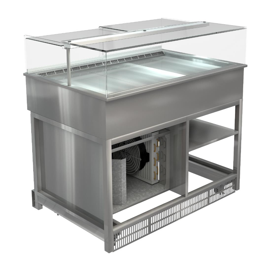 Cossiga LP PLUS Refrigerated Patisserie Display w/Ambient Storage 1200mm - HT608  Cossiga   