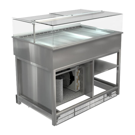Cossiga LP PLUS Refrigerated Patisserie Display w/Ambient Storage 1200mm - HT608  Cossiga   
