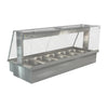 Cossiga Linear Series Drop-in Bain Marie 5x1/1GN w/Square Glass Assisted Service 1825mm - HT662 Bain Maries Cossiga