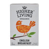 Higher Living English Breakfast Organic Teabags (Pack of 80) - HT790  Higher Living Tea   