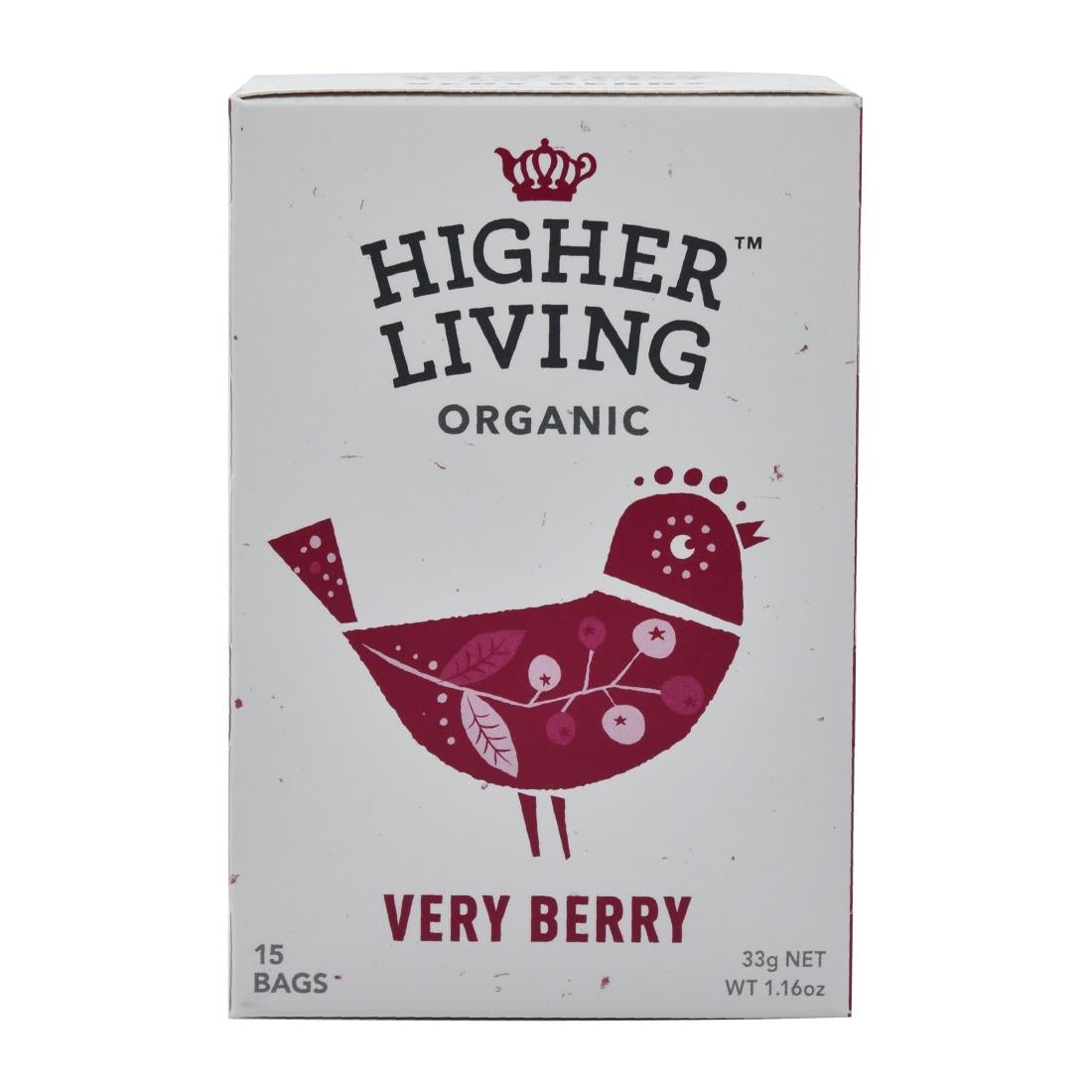 Higher Living Very Berry Organic Teabags (Pack of 60) - HT796  Higher Living Tea   