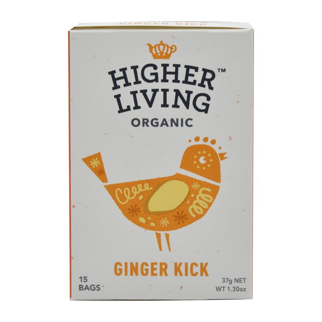 Higher Living Ginger Kick Organic Teabags (Pack of 60) - HT798  Higher Living Tea   