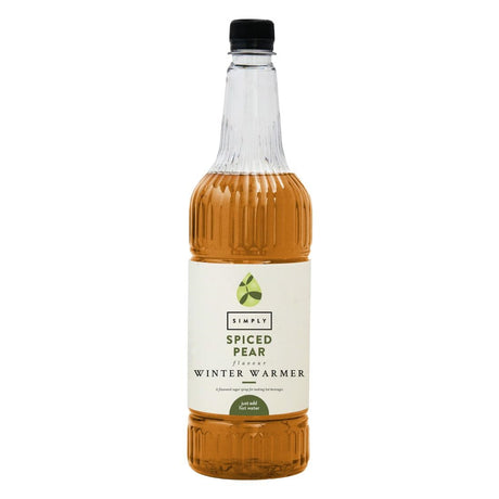 Simply Winter Warmer Spiced Pear Syrup 1Ltr - HT803  Simply   