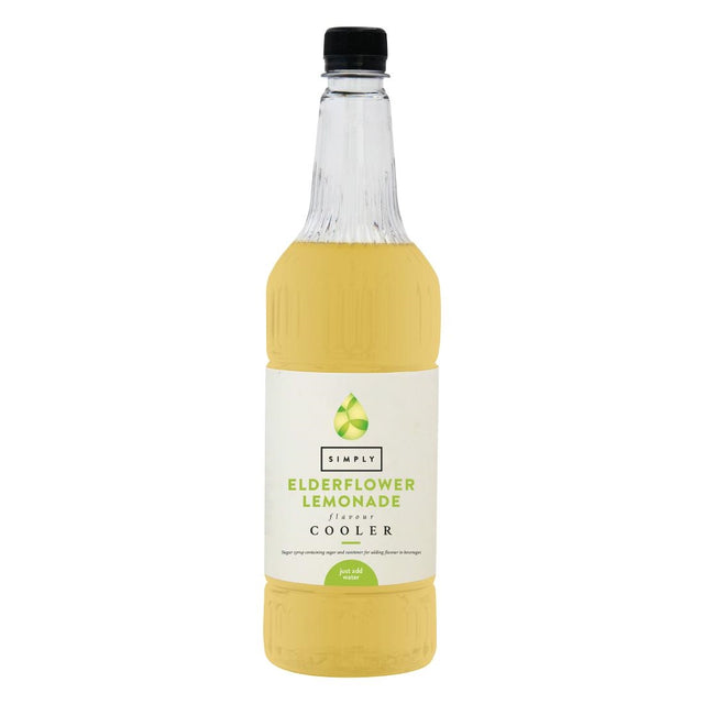 Simply Elderflower Lemonade Cooler Syrup 1Ltr - HT807  Simply   