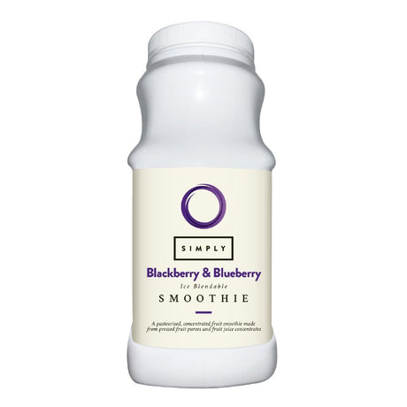 Simply Blackberry & Blueberry Smoothie Mix 1Ltr - HT833  Simply   