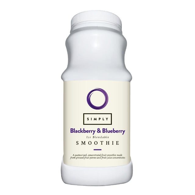 Simply Blackberry & Blueberry Smoothie Mix 1Ltr - HT833  Simply   