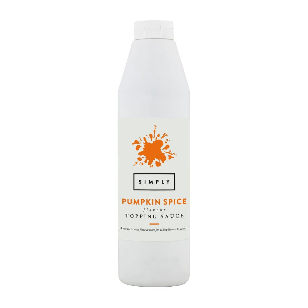 Simply Pumpkin Spice Topping Sauce 1kg - HT849  Simply   