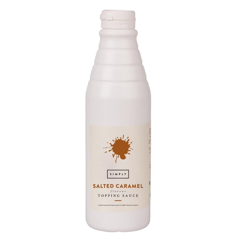 Simply Salted Caramel Topping Sauce 1kg - HT851  Simply   