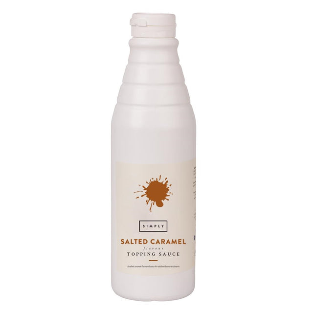 Simply Salted Caramel Topping Sauce 1kg - HT851  Simply   