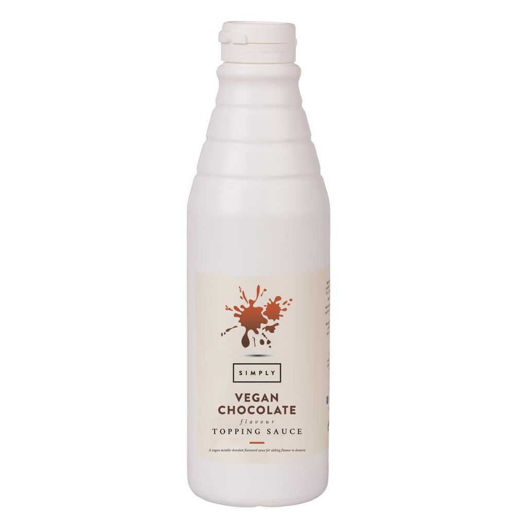 Simply Dark Chocolate Topping Sauce 1kg - HT853  Simply   